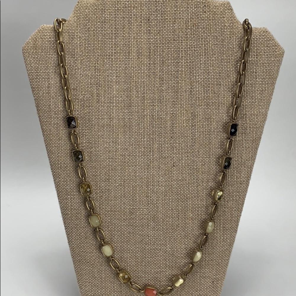 Banana Republic Brushed Gold Necklace